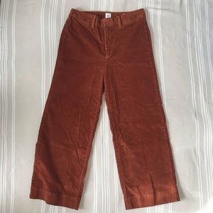 Gap Wide Leg Crop Corduroy